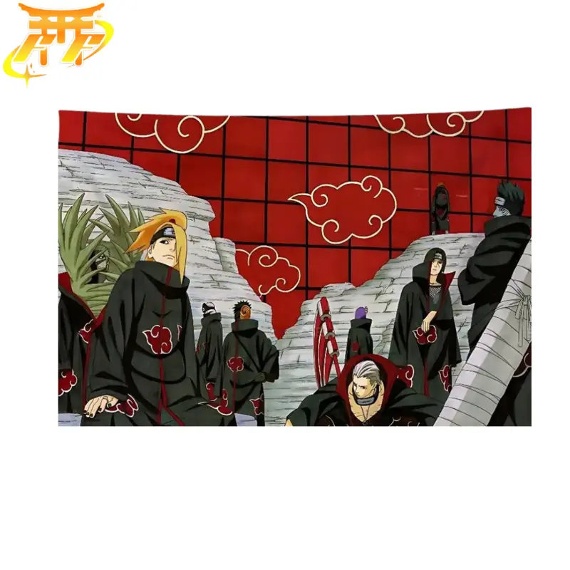 Akatsuki „Mitglieder der Organisation“ Flagge – Naruto