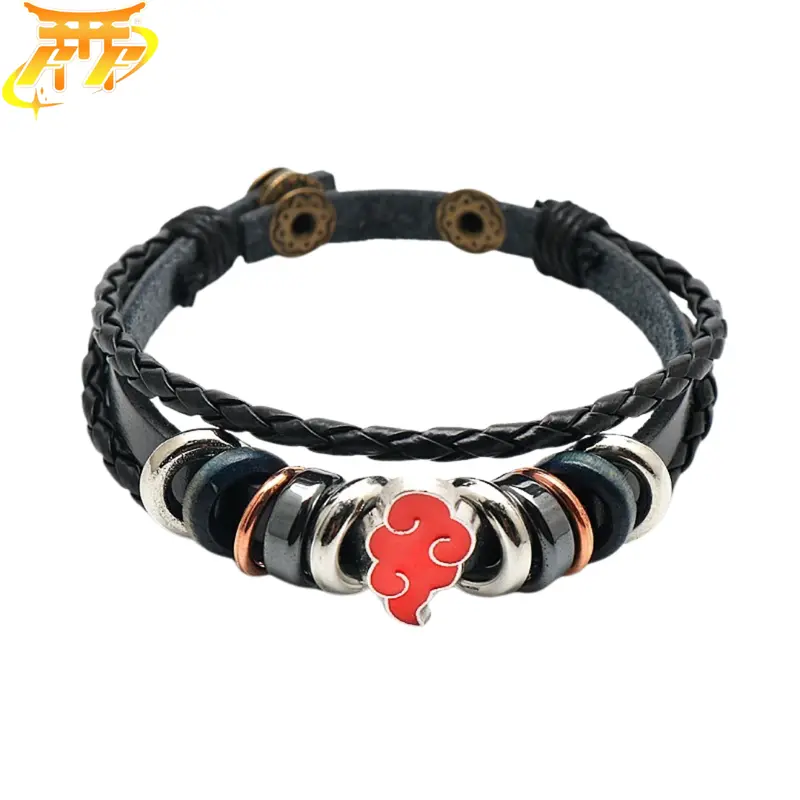 Akatsuki „Symbol der Roten Wolke“ Armband – Naruto Shippuden