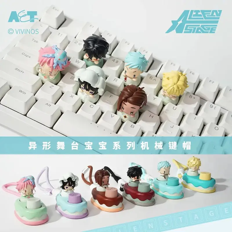 Alien Stage - Baby Series Mechanische Keycap Blind Box - Einzelbox - 5cm - A&T