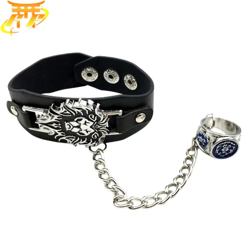 „Allianz-Symbol“ Armband + Ring – World of Warcraft
