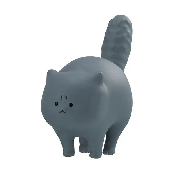 Angry Cats Gashapon Figur "Grau"