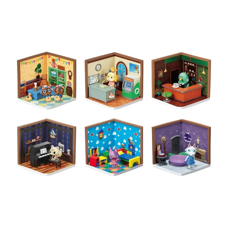 Animal Crossing - Happy Room Miniatur-Zimmer - Blindbox - Einzelbox - Re-Ment