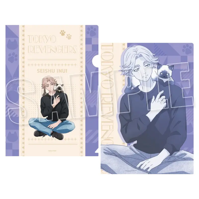 [Animate] Tokyo Revengers Cat Version Clearfile Seishuu Inui