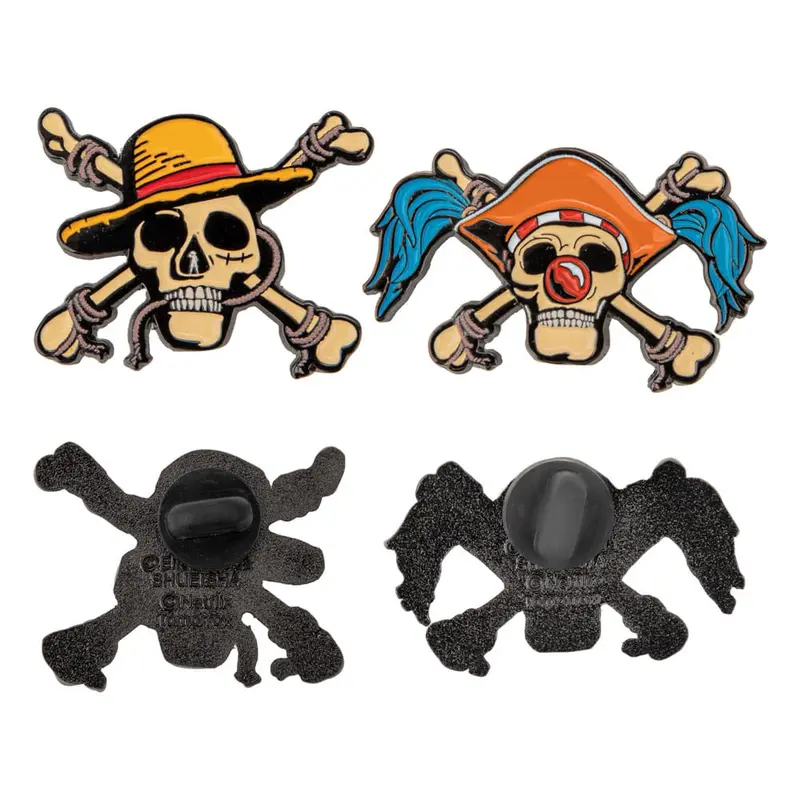 Ansteck-Pins 2er-Pack Luffy & Buggy One Piece