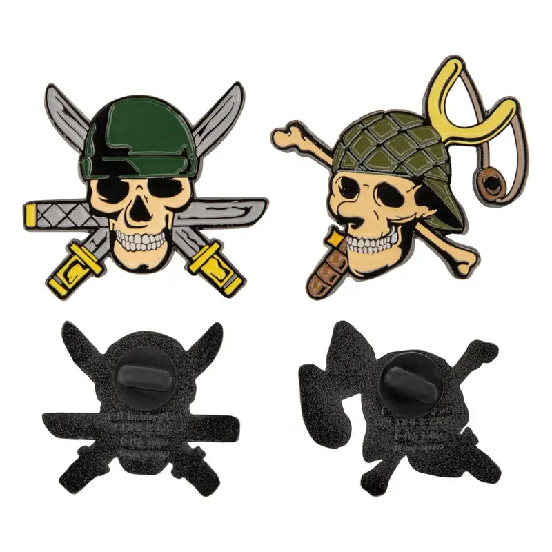 Ansteck-Pins 2er-Pack Zoro & Usopp One Piece