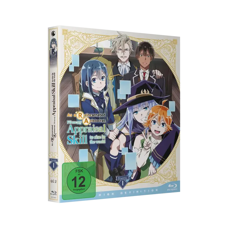 As a Reincarnated Aristocrat, I'll Use My Appraisal Skill to Rise in the World - Staffel 1 - Vol. 2 (Blu-ray)