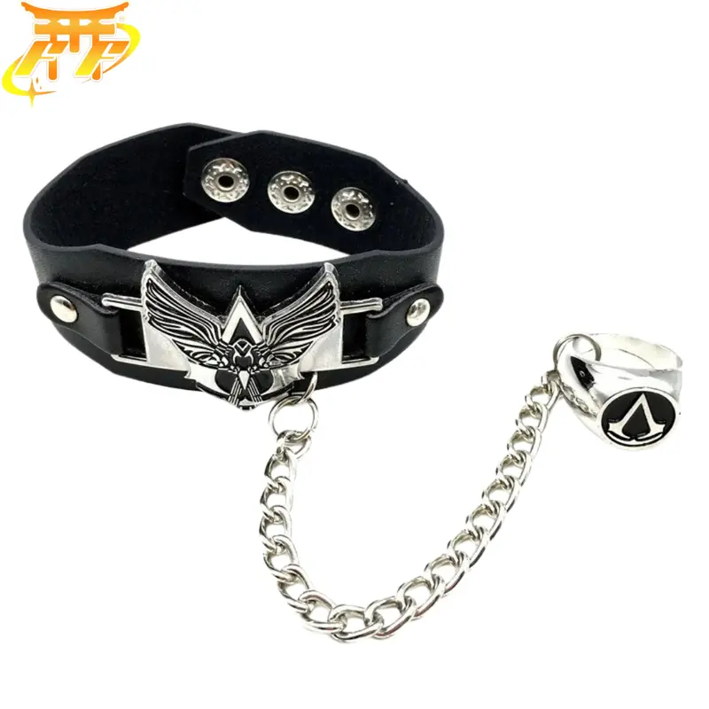 „Assassinen-Symbol“ Armband + Ring – Assassin’s Creed