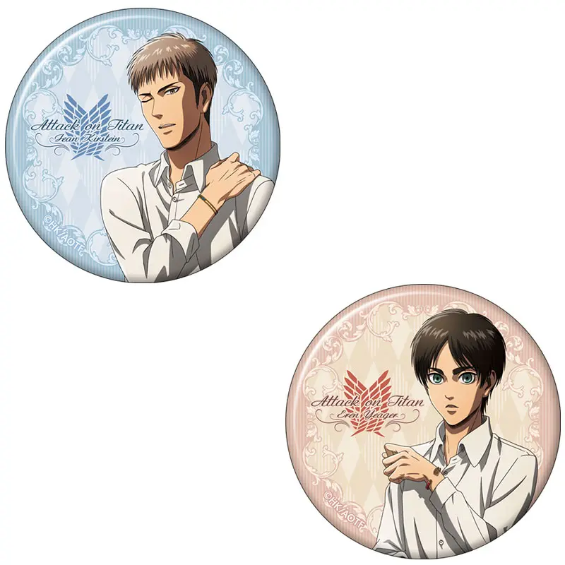Attack on Titan 2er Button Set 2021 Ver. Eren Yeager & Jean Kirstein