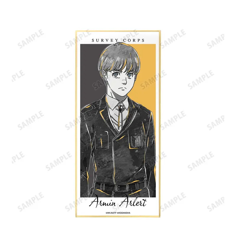 Attack on Titan Ani-Art Black Label Aufstell-Shikishi Ver. A Armin Arlert