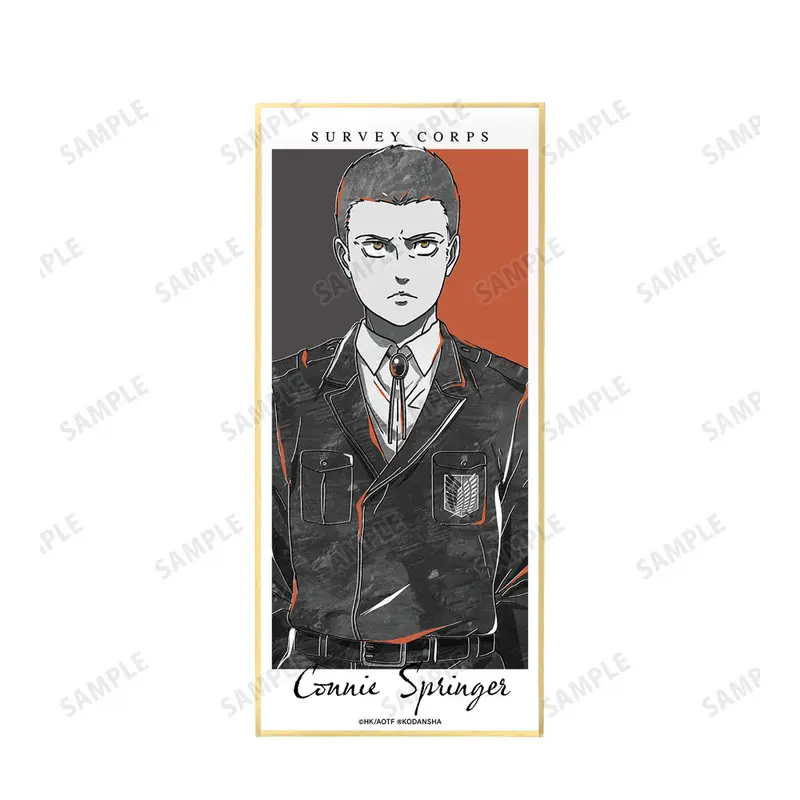 Attack on Titan Ani-Art Black Label Aufstell-Shikishi Ver. A Connie Springer