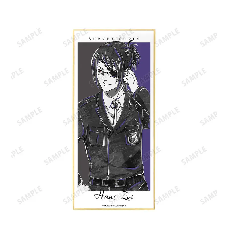 Attack on Titan Ani-Art Black Label Aufstell-Shikishi Ver. A Hanji