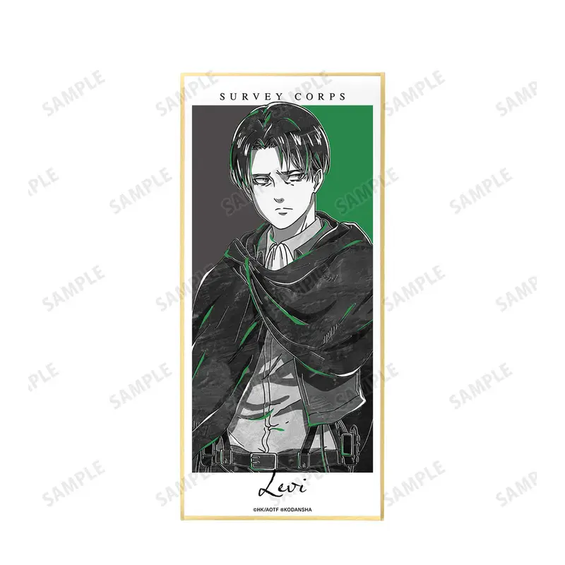 Attack on Titan Ani-Art Black Label Aufstell-Shikishi Ver. A Levi Ackermann