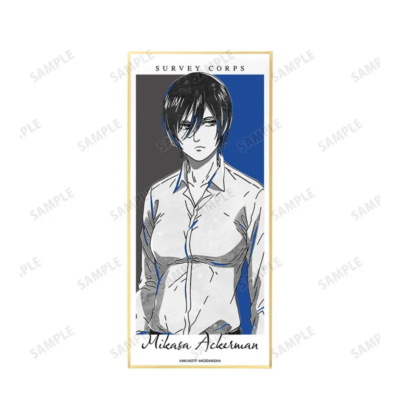 Attack on Titan Ani-Art Black Label Aufstell-Shikishi Ver. A Mikasa Ackermann