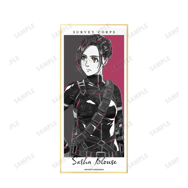 Attack on Titan Ani-Art Black Label Aufstell-Shikishi Ver. A Sasha Blouse