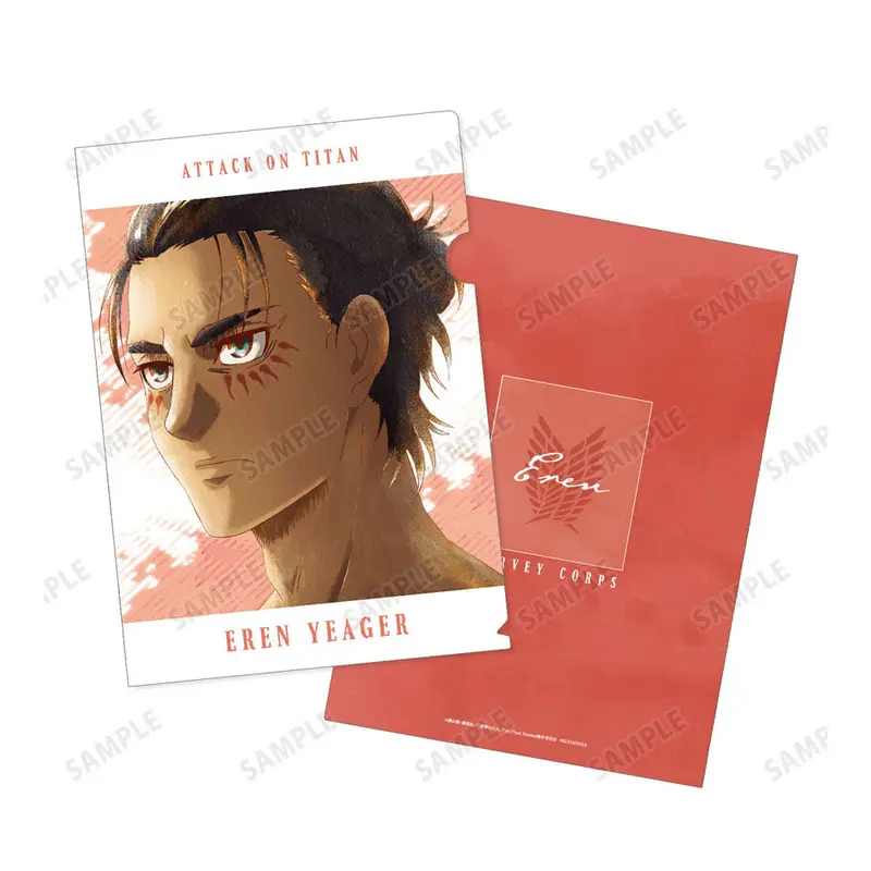 Attack on Titan Ani-Art Clearfile Eren Yeager