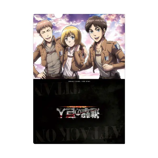 Attack on Titan Clearfile Eren, Armin & Reiner
