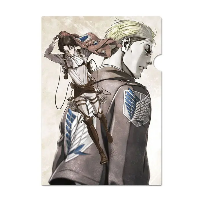 Attack on Titan Clearfile Levi & Erwin