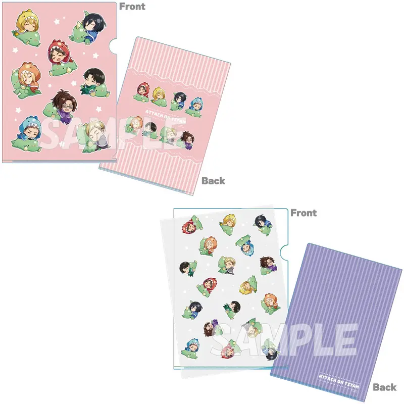 Attack on Titan Clearfile-Set - GyaoColle Ver. (DIN A4)