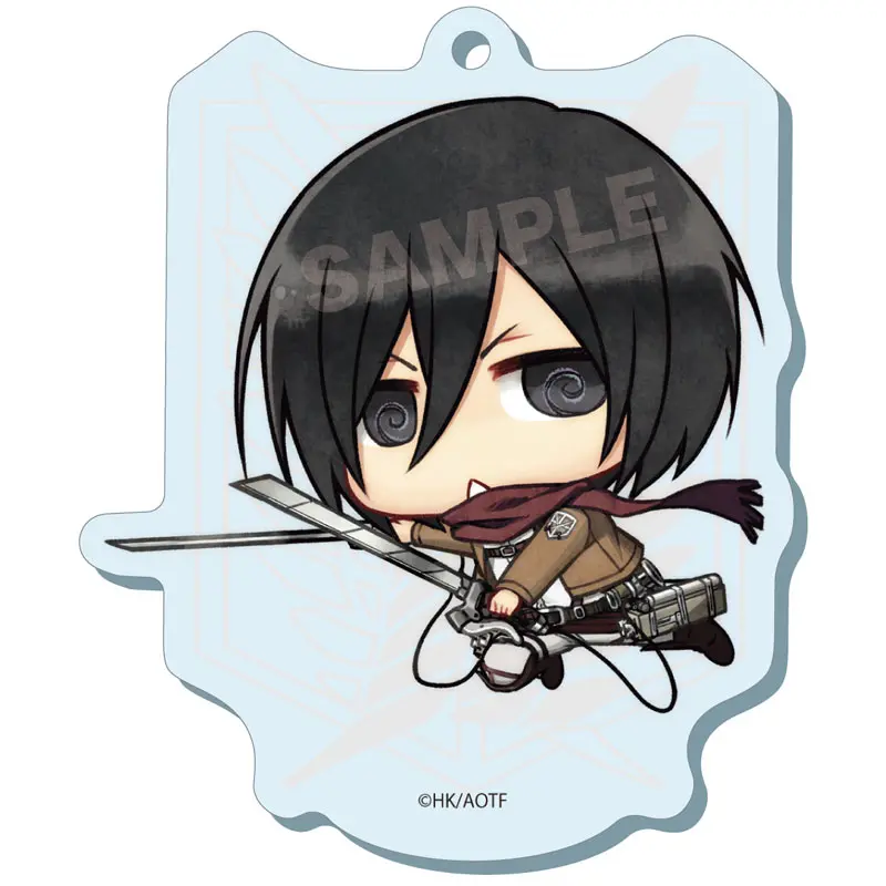 Attack on Titan Marutto 2in1 Aufsteller/Anhänger Mikasa Ackermann