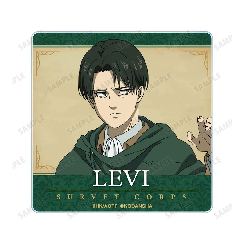 Attack On Titan The Final Season Untersetzer Levi Ackermann
