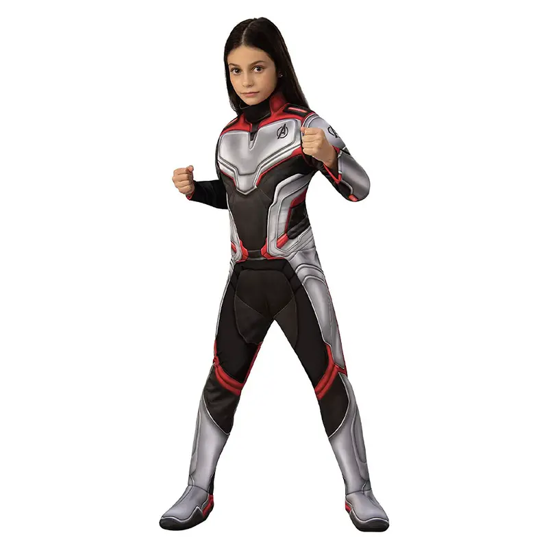 Avengers Endgame Deluxe Kinderkostüm, Marvel Overall, Superheld Kostüm, 116 cm