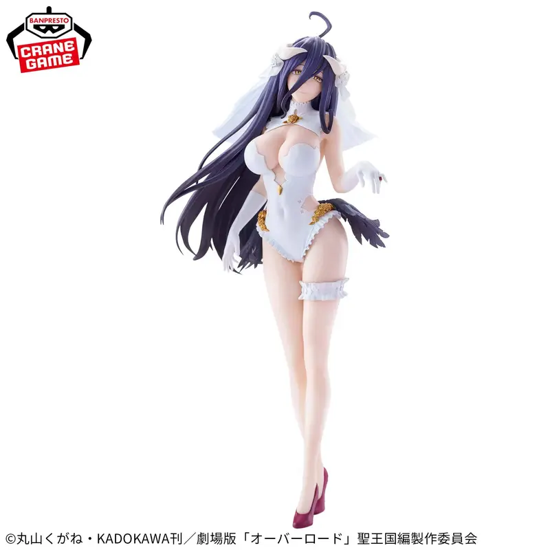 BANDAI Albedo mit sexy Hochzeitskleid | Overlord Sammelfigur | BP29874P | 27 cm