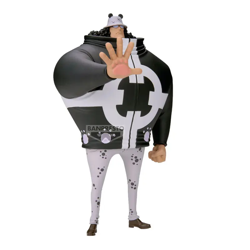 BANDAI Bartholomäus Bär mit Jacke | One Piece Sammelfigur | 18 cm