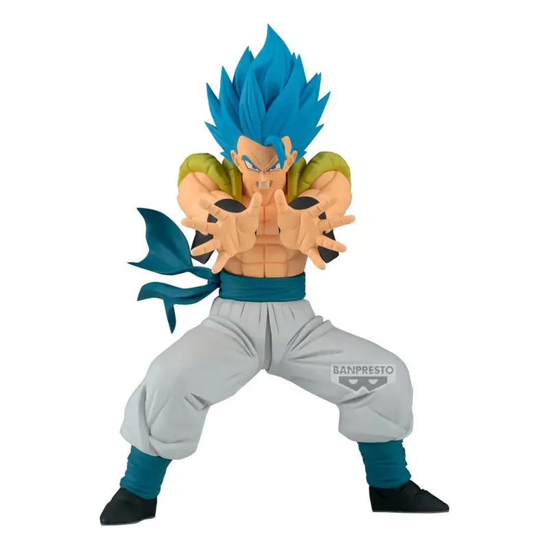 BANDAI Gogeta Blue bei Kamehameha | Dragon Ball Super Sammelfigur | 25 cm