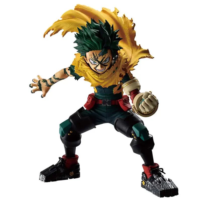 BANDAI Izuku Midoriya mit irrem Lächeln | My Hero Academia Sammelfigur | 16 cm