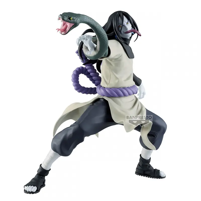 BANDAI Orochimaru mit Schlange | Naruto Sammelfigur | 15 cm