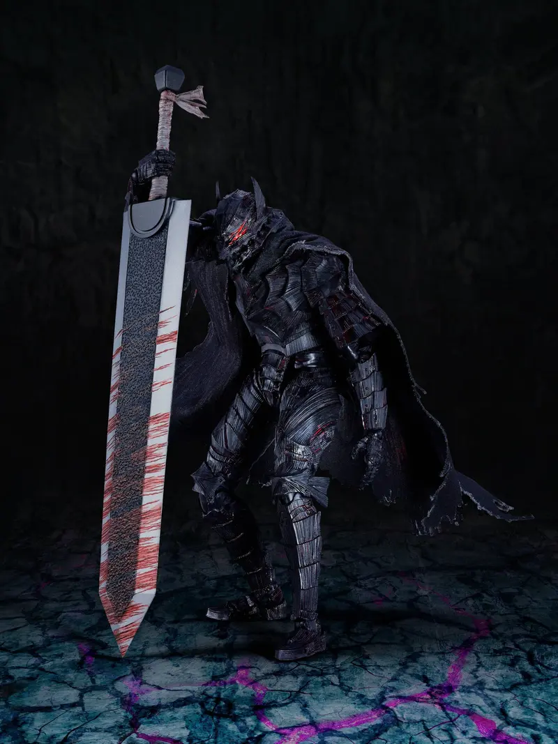 Berserk - Guts - Berserker Armor - Heat of Passion Battle Ver. - S.H. Figuarts Figur (Bandai)
