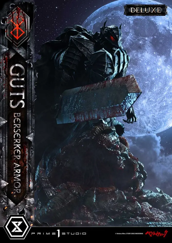 Berserk Ultimate Premium Masterline Series Statue 1/4 Guts, Berserker Armor Grunbeld vs. Guts Deluxe Bonus Version 94 cm