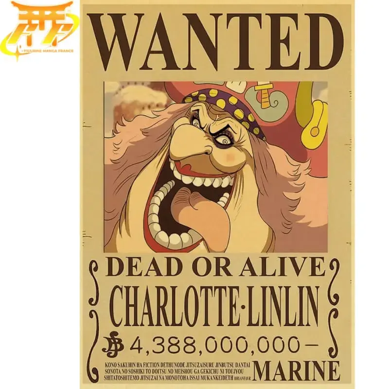 Big MOM Wanted Poster – One Piece