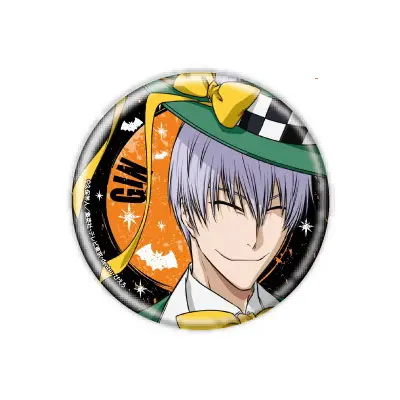 Bleach Halloween Button Gin Ichimaru