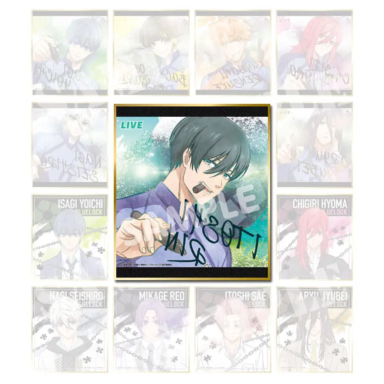 Blue Lock Brushstroke Shikishi Rin Itoshi