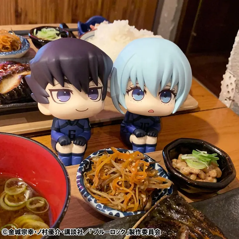 Blue Lock Look Up PVC Statue Tabito Karasu & Yo Hiori Set (with gift) 11 cm