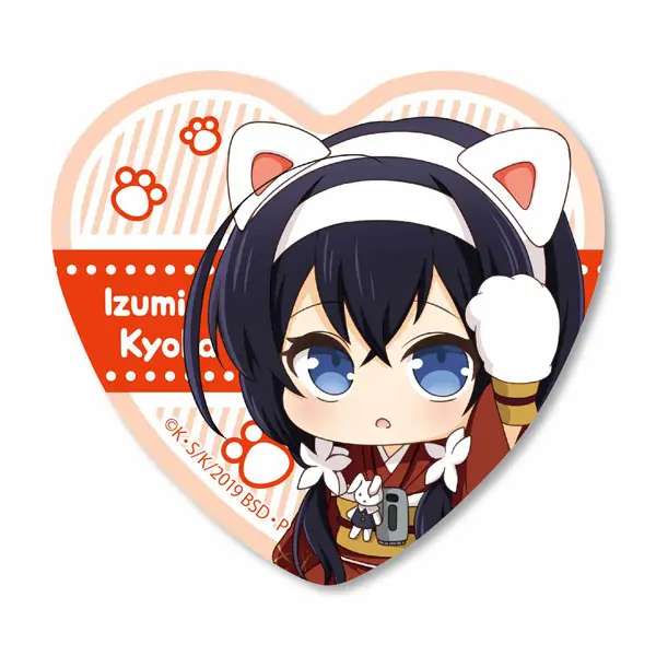 Bungo Stray Dogs Nekokaburi Button Kyoka Izumi