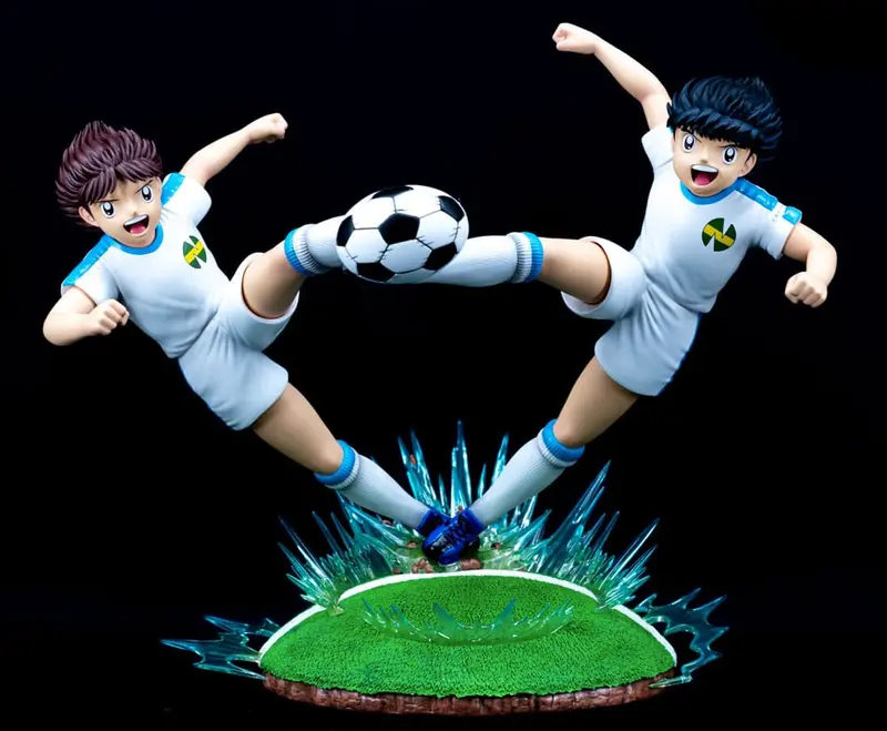 Captain Tsubasa Figur Golden Twins Tsubasa Ozora & Taro Misaki 32 cm