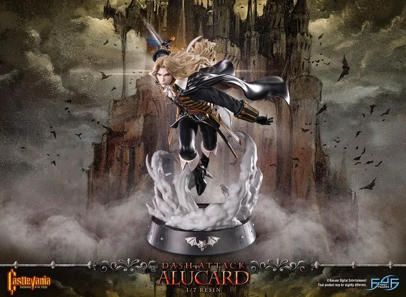 Castlevania Symphony of the Night Statue Dash Attack Alucard 30 cm