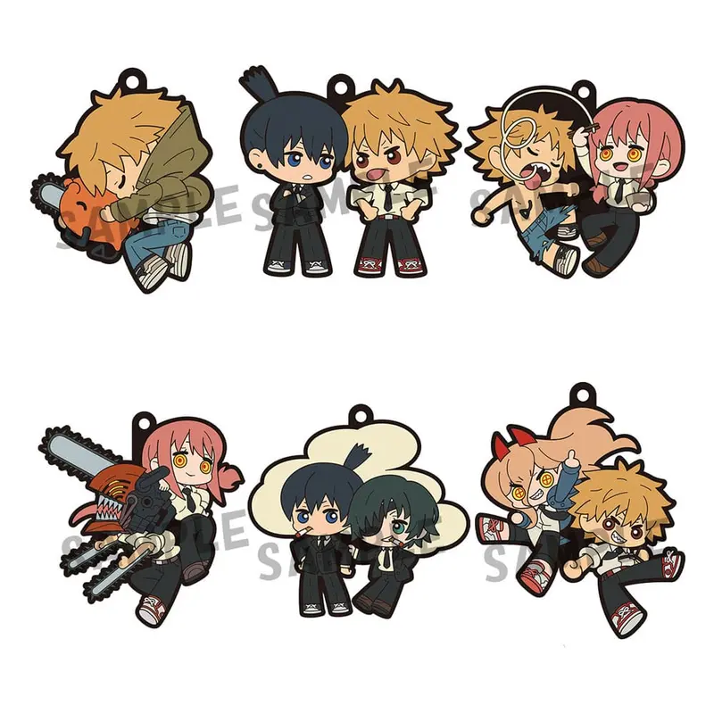 Chainsaw Man Rubber Mascot Buddycolle 6 Gummi-Anhänger 6 cm