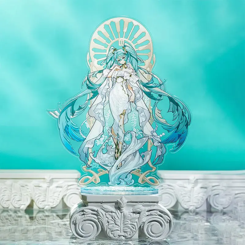 Character Vocal Series 01 - Hatsune Miku feat. Yoneyama Mai - Mega Acrylic Stand (1/7 Scale) - 35 cm - Good Smile Company