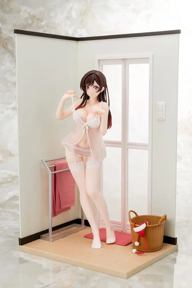 Chizuru Mizuhara See-through lingerie figure angel white Ver. PVC Statue 1/6 23 cm Rent-A-Girlfriend