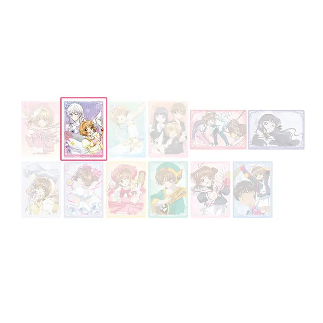[Chocolate Cafe] Cardcaptor Sakura Clear Bromide Sammelkarte (B) Sakura & Yue