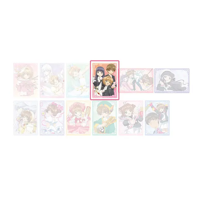 [Chocolate Cafe] Cardcaptor Sakura Clear Bromide Sammelkarte (D) Sakura & Tomoyo & Li