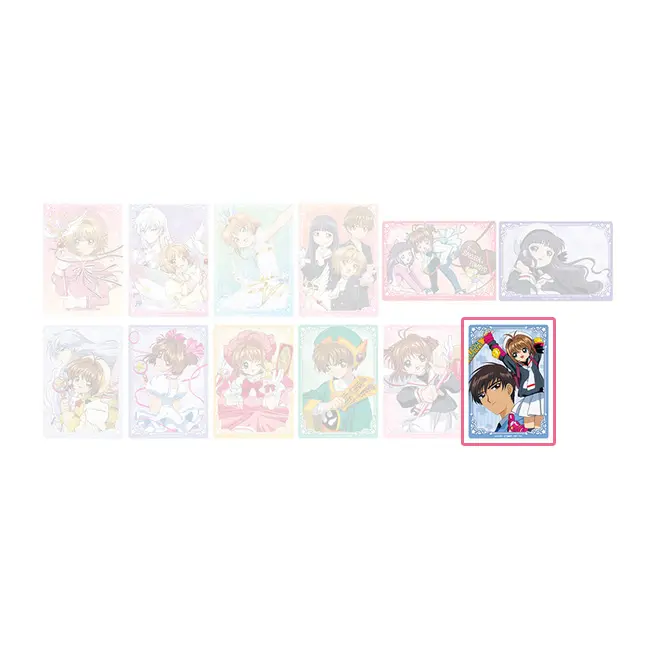 [Chocolate Cafe] Cardcaptor Sakura Clear Bromide Sammelkarte (L) Sakura & Toya