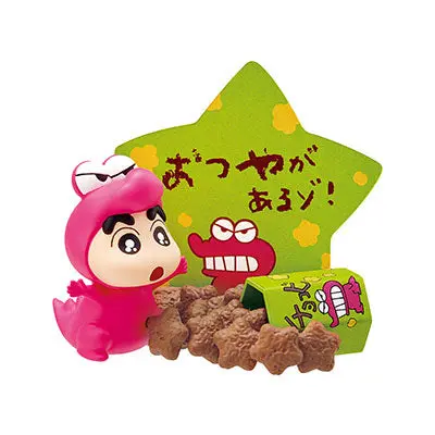 Crayon Shin-chan Message Stand Re-Ment Figur (4) "Snack time"