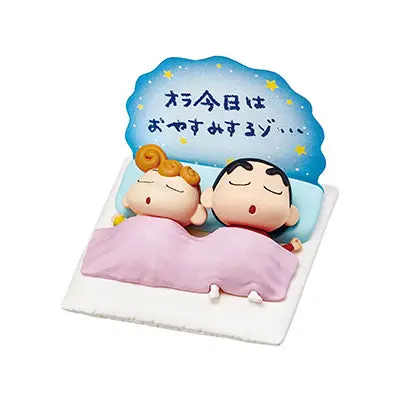 Crayon Shin-chan Message Stand Re-Ment Figur (6) "Nap time"