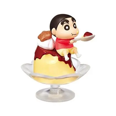 Crayon Shin-chan Ora To Manpuku Sweets Re-Ment Figur (1) Custard Pudding