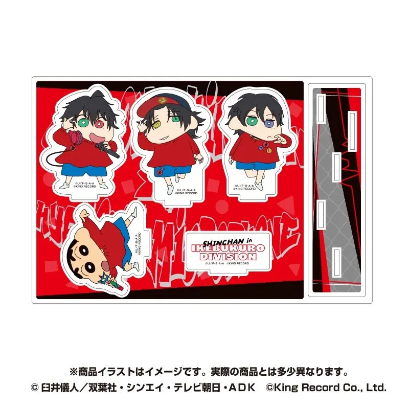 Crayon Shin-chan x Hypnosis Mic Aufsteller - Shin-chan in Ikebukuro Division