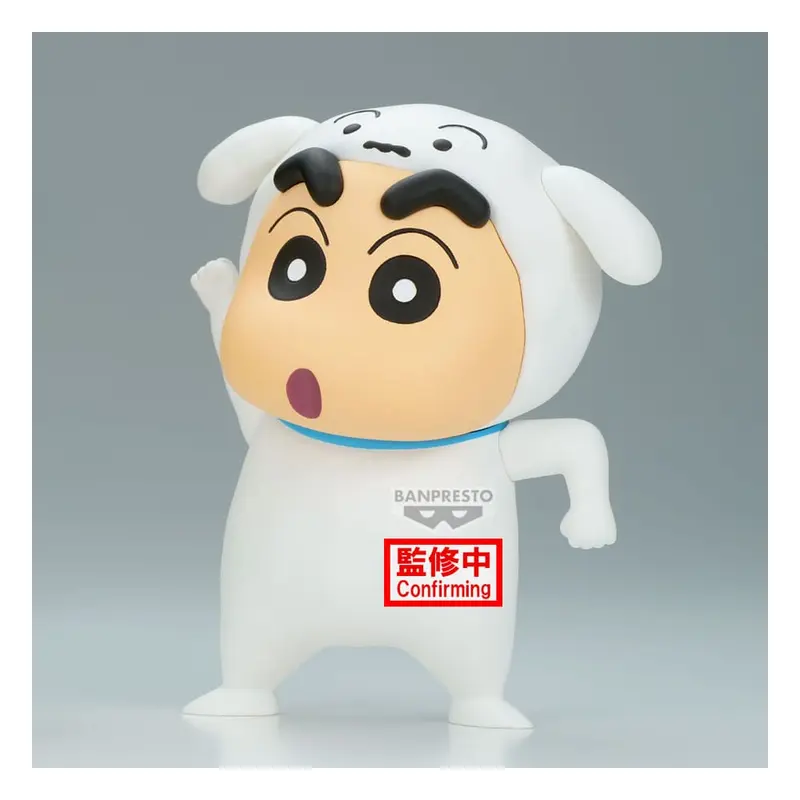 Crayon Shinchan Cosplay PVC Statue Shiro Shinchan 11 cm